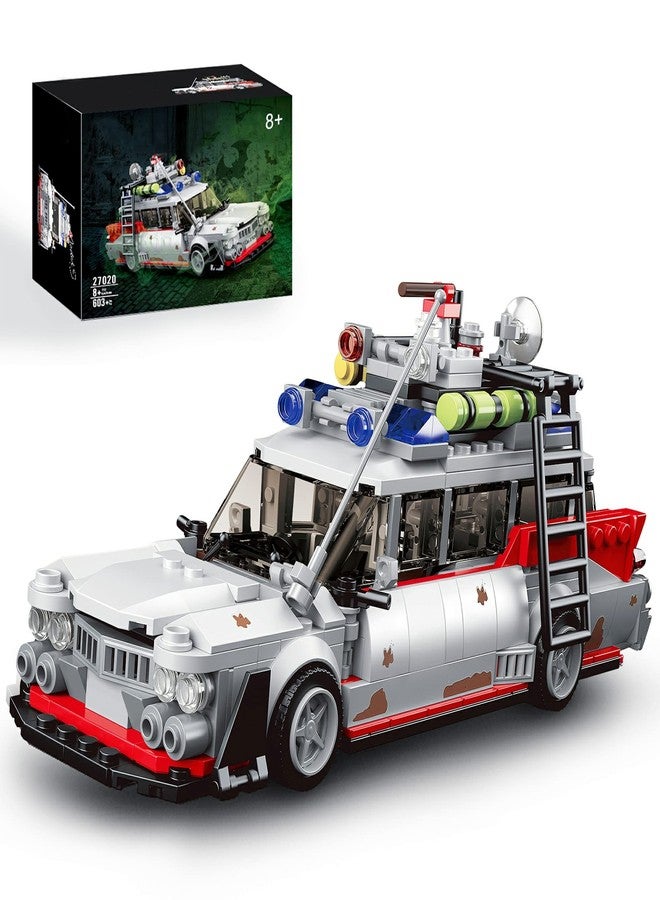 HI-REEKE Buster ECTO-1 Building Kit for Adult, Ghost Speed Champion Car Creator Building Blocks Toy Set Creator-605PCS - Image 1
